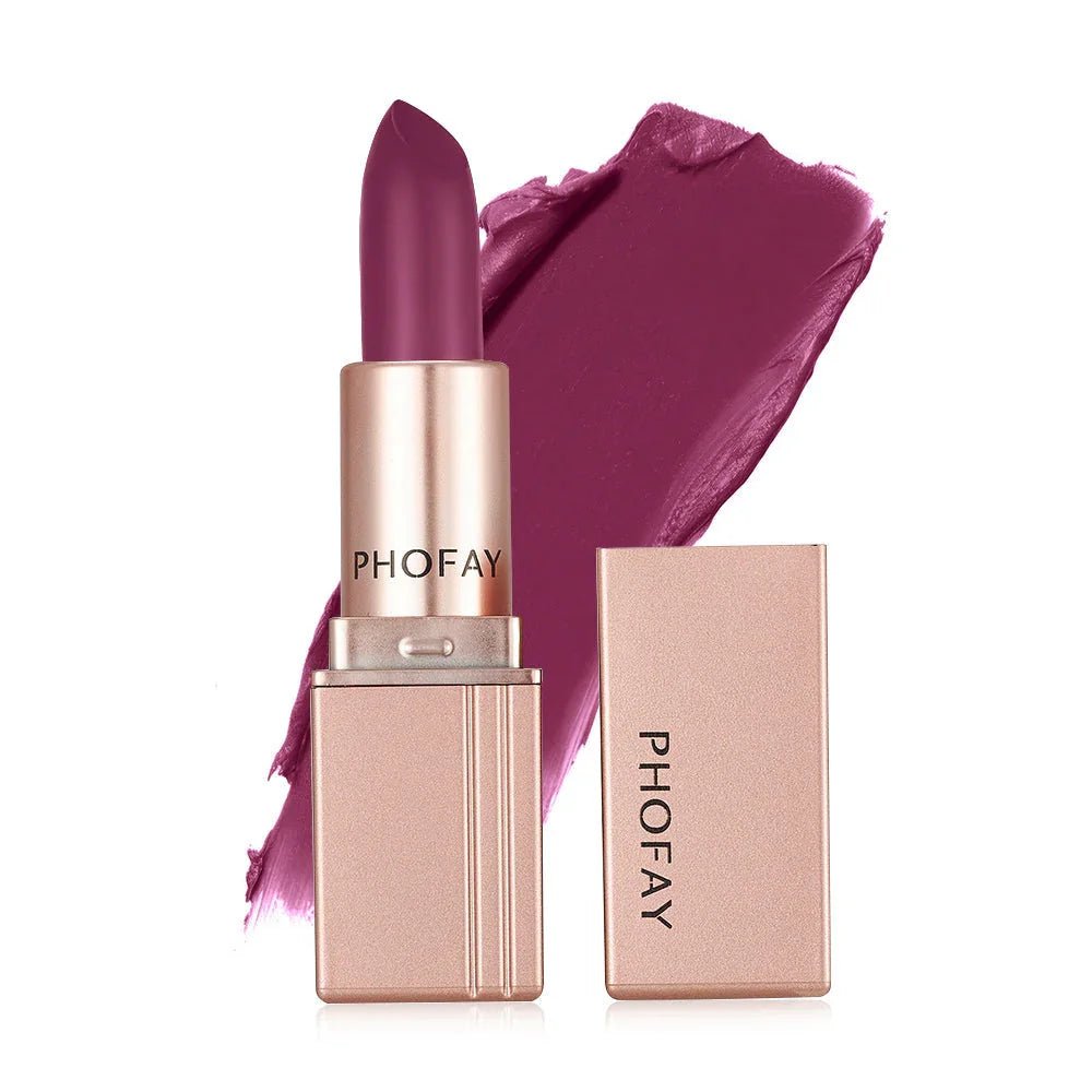 Matte Lipstick – Long Wear Smooth Color by PHOFAY - GrottonGlowDrop