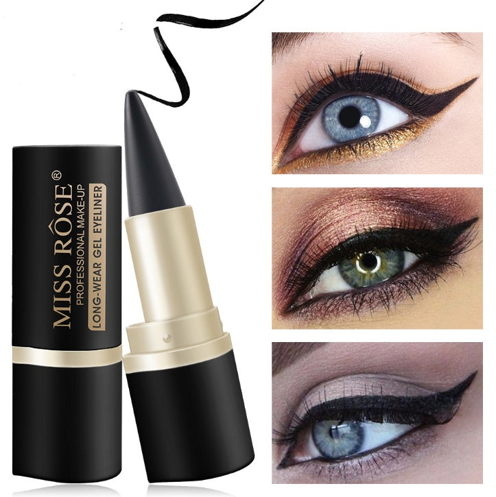 Waterproof black liquid eyeliner pen for bold eye looks