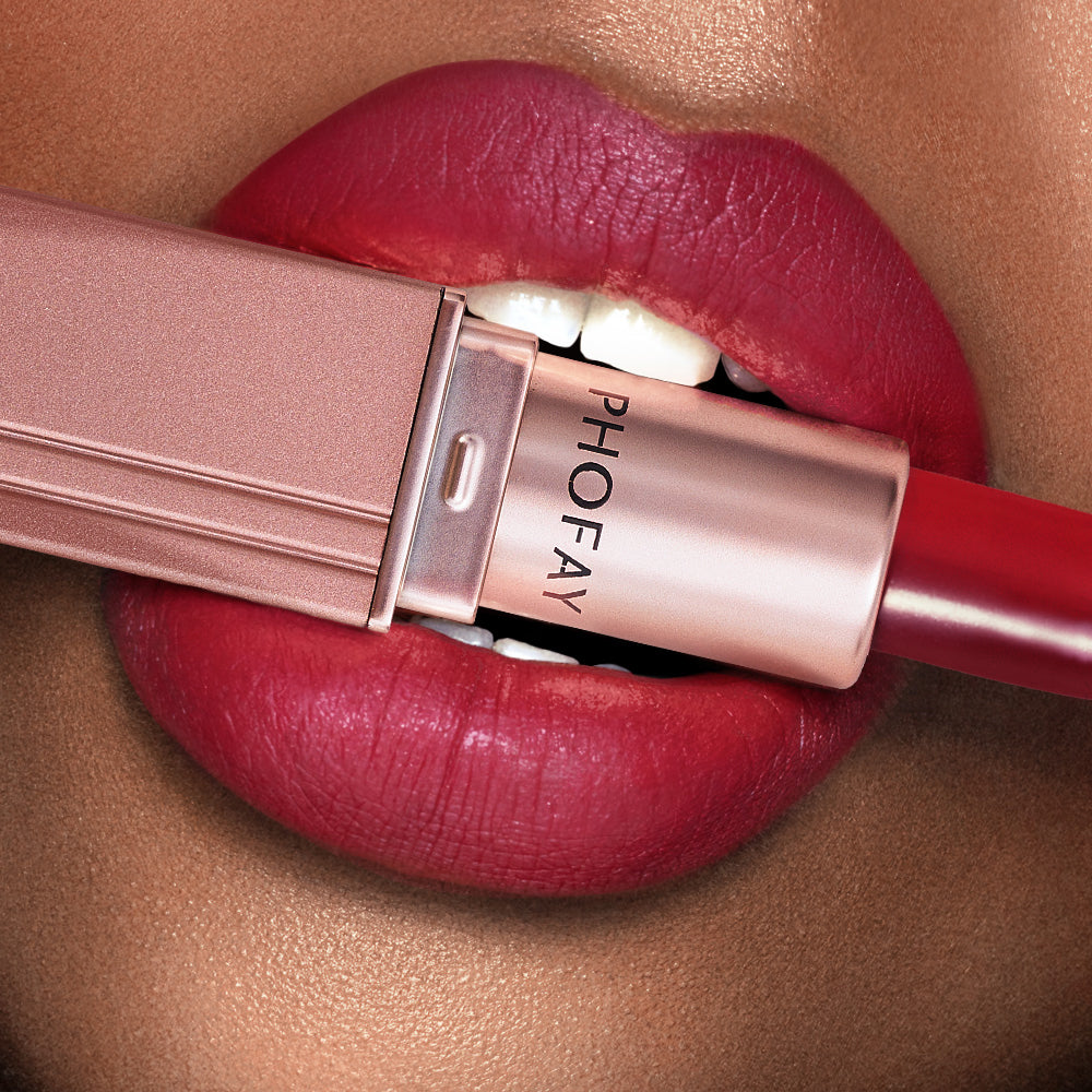 PHOFAY Matte Lipstick – Smooth, Long-Wear Color