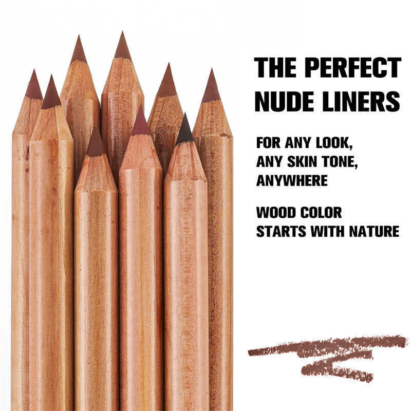 PHOFAY Nude Lip Liner Kit | Natural Lip Definition & Long-Lasting Wear