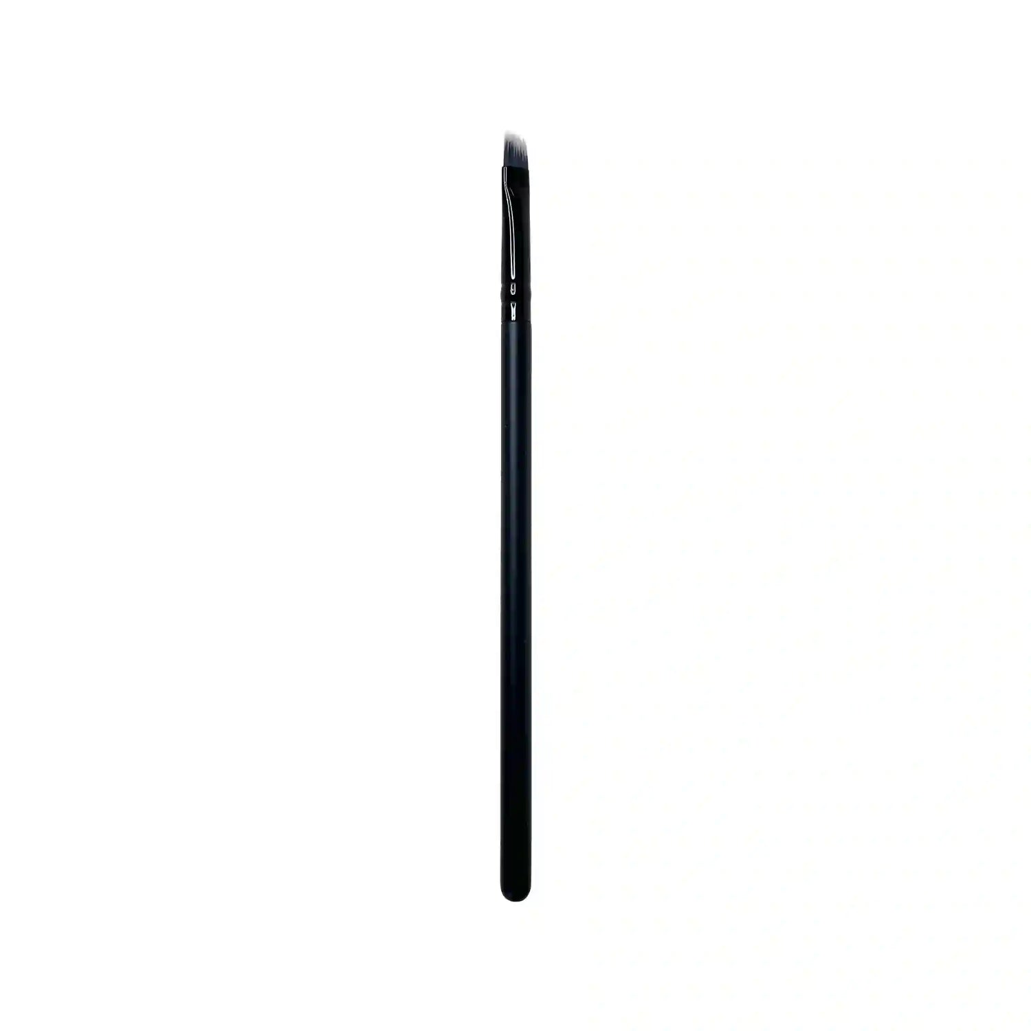 Angled liner brush for precise eyeliner and brow application