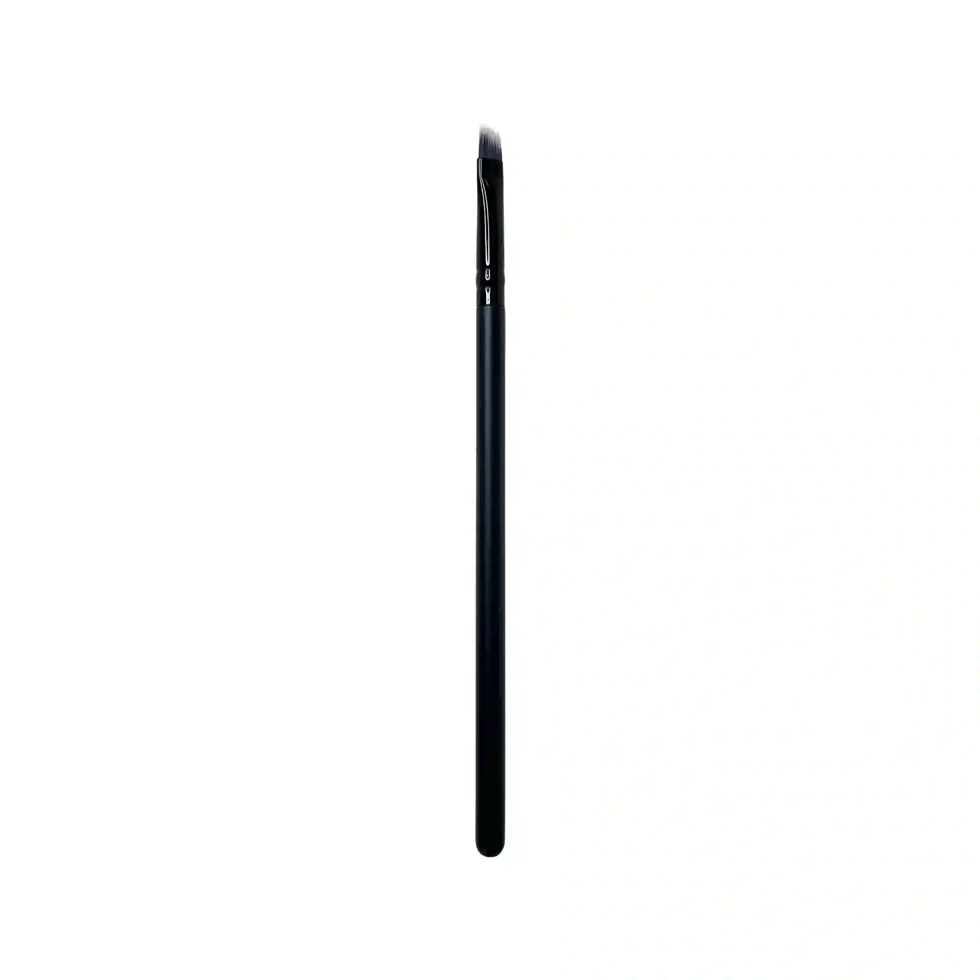 Angled liner brush for precise eyeliner and brow application