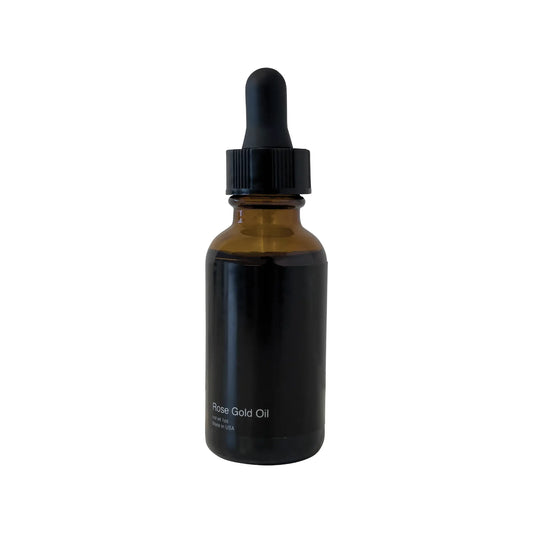 Anti-aging rose gold facial oil for hydration and radiant skin