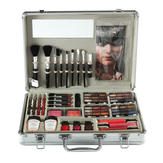 Compact Makeup Kit for Professional Makeup Artists | All - in - One Travel Set - GrottonGlowDrop