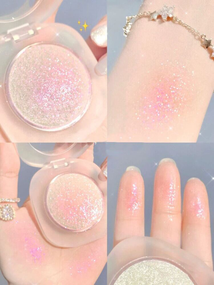 Diamond Glitter Mashed Potatoes Highlighter Diamond Highlighter Makeup Gel Face and Body Brighten Glitter Natural Contour Makeup - GrottonGlowDrop