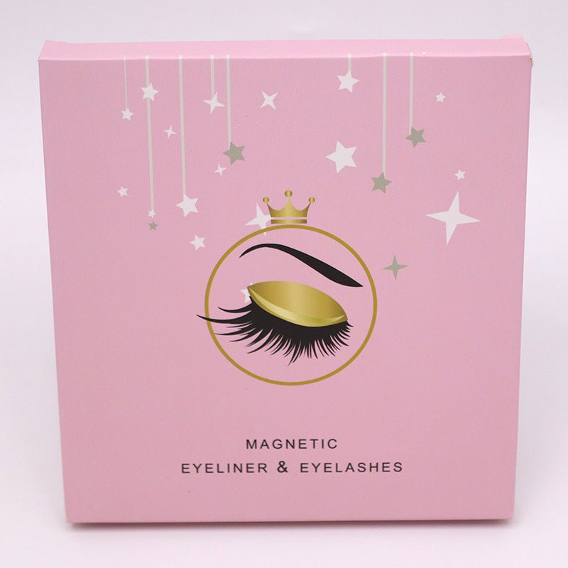 Magnetic Eyelashes Eyeliner Set Long Lasting False Mink Waterproof Eye Lashes Extension Reusable Beauty Makeup Tool - GrottonGlowDrop